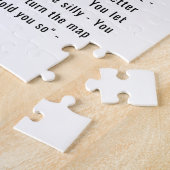 私たちがあなたに対して愛する80もの | 80誕生日 ジグソーパズル (側面)