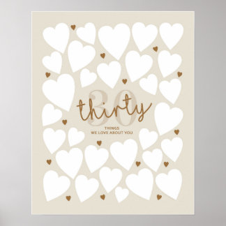 私たちがあなたに愛する30もの ポスター