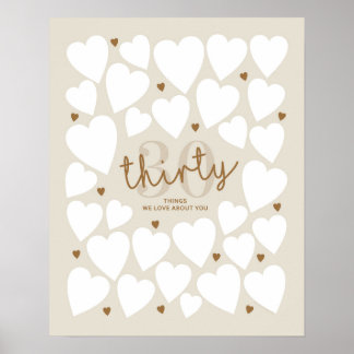 私たちがあなたに愛する30もの ポスター