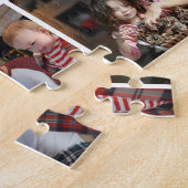 私たちがあなたを愛するおばあちゃん写真コラージュ ジグソーパズル (側面)