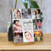 私たちがあなたを愛するおばあちゃん写真コラージュ フォトプラーク