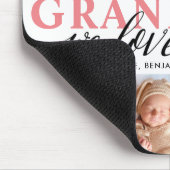 私たちがあなたを愛するおばあちゃん写真コラージュ マウスパッド (コーナー)