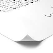 私たちがあなたを愛する理由ポスターブラックフォント50 ポスター (角)