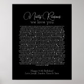 私たちがあなたを愛する理由ポスターブラック90 ポスター (正面)