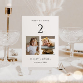 私たちがいた時代 テーブルナンバー