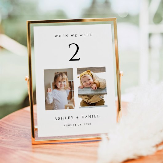 私たちがいた時代 テーブルナンバー