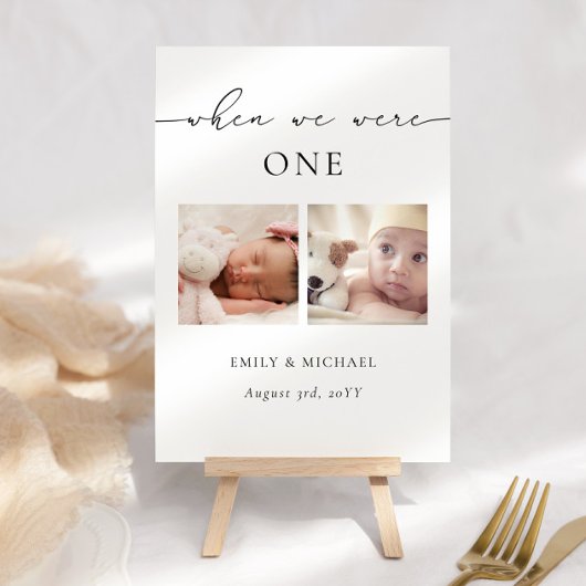 私たちがその年齢で結婚した時のテーブルナンバーサイン テーブルナンバー