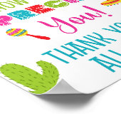 私たちがどれだけ感謝しているかタコにサインしよう ポスター (角)