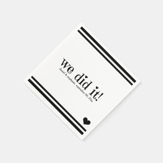 私たちがやった スタンダードカクテルナプキン (角)