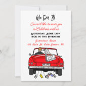 私たちがやった |我々は駆け落ちた 得 | 結婚した 案内状 (正面)