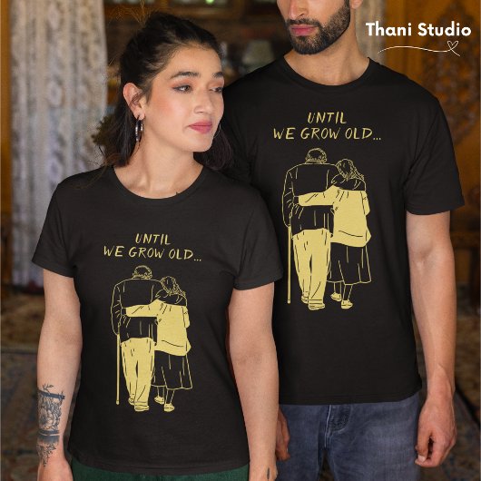 私たちがバレンタインのミニマリストを古くモダンするまで Tシャツ