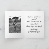 私たちがピーディングまで笑う誕生日カード サンキューカード (内部)