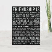 私たちがベストフレンドである理由がたくさんある誕生日 カード (正面)