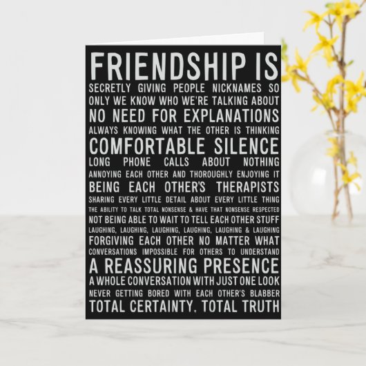 私たちがベストフレンドである理由がたくさんある誕生日 カード (黄色い花)