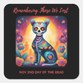 私たちがペットにするそれらを思い出失ったす スクエアシール (正面)