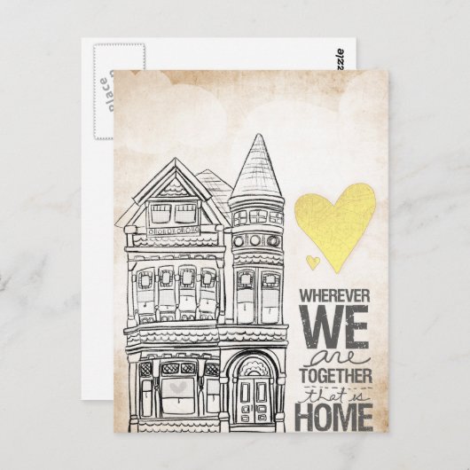 私たちが一緒に居るところ ポストカード (正面/裏面)