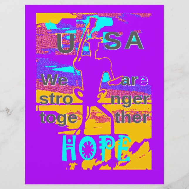 私たちが一緒に強くなることを願って、あなたのアメリカを作る (正面)