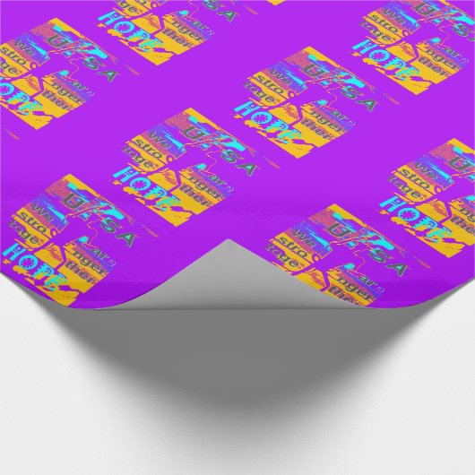 私たちが一緒に強くなることを願って、あなたのアメリカを作る ラッピングペーパー (角)