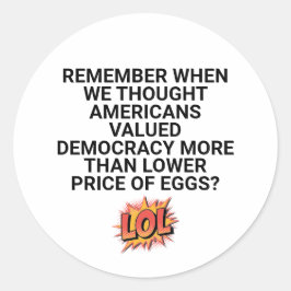 私たちが価格を下げた時考えを思い出す ラウンドシール