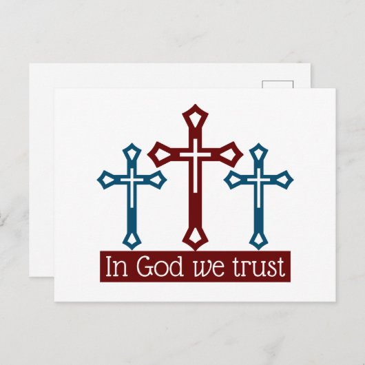 私たちが信じる神の十字架 ポストカード (正面/裏面)