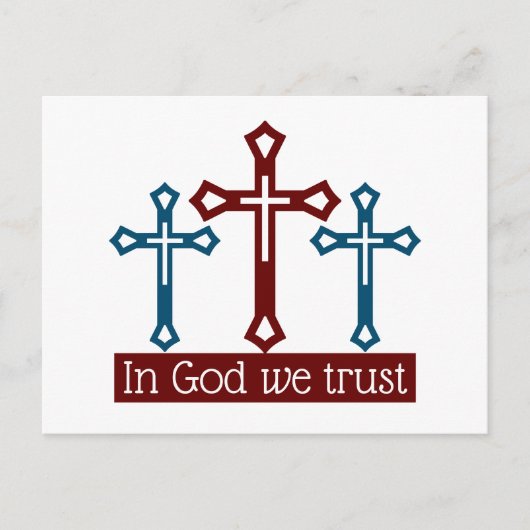 私たちが信じる神の十字架 ポストカード (正面)