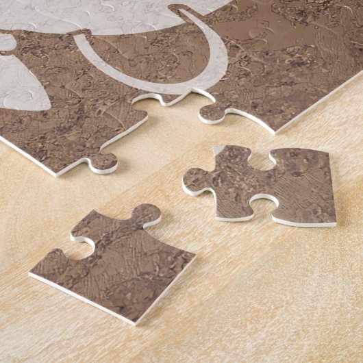 私たちが信頼するコーヒーのコーヒー愛好家 ジグソーパズル (側面)