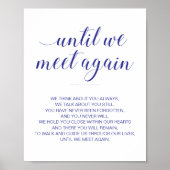 私たちが再びネイビー結婚ブルー記念碑に会うまで ポスター (正面)