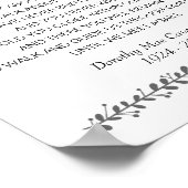 私たちが再び会うまで葬儀の詩のメモリアルサイン ポスター (角)