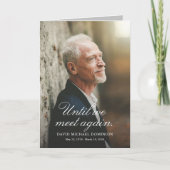 私たちが再び完全な写真追悼番組に会うまで プログラム (正面)