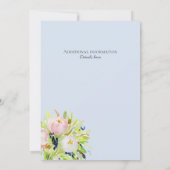 私たちが出会ったアイコンのタイムラインブライダルカップルのシャワー 招待状 (裏面)