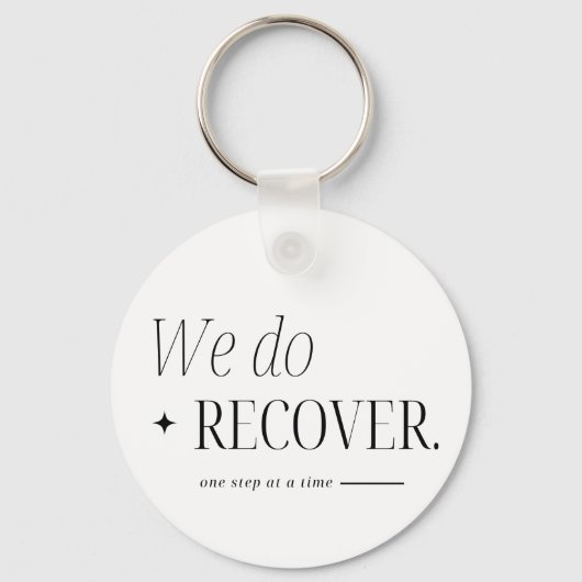 私たちが回復するカスタマイズ可能な陽気な形見 キーホルダー (正面)