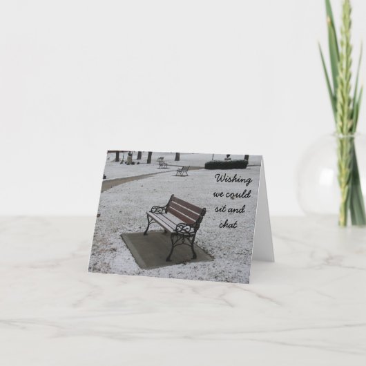 私たちが座ってチャットできることを願って シーズンカード (正面)