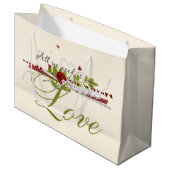 私たちが必要なのは愛結婚の ラージペーパーバッグ (正面アングル)