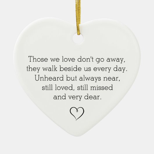 私たちが愛するパーソナライズされた人々 セラミックオーナメント (正面)