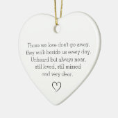 私たちが愛するパーソナライズされた人々 セラミックオーナメント (左)