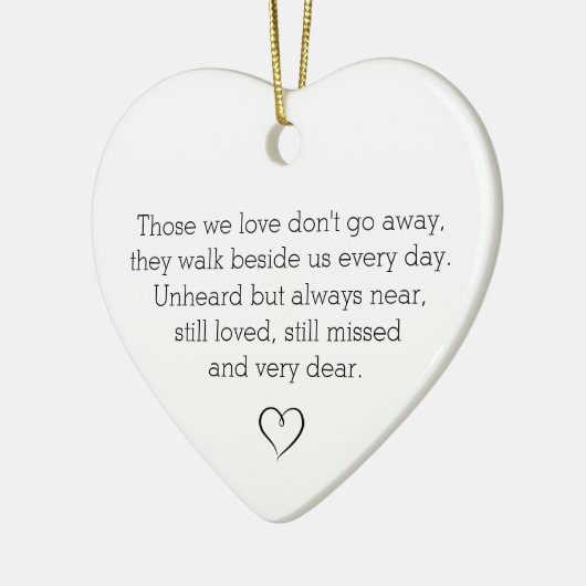 私たちが愛するパーソナライズされた人々 セラミックオーナメント (左)