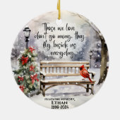 私たちが愛する人は行かない遠くに セラミックオーナメント (裏面)