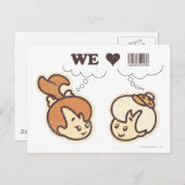 私たちが愛する小石とバム・バム ポストカード (正面/裏面)