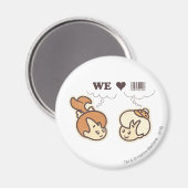 私たちが愛する小石とバム・バム マグネット (正面/裏面)