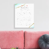 私たちが愛する理由， 50理由， 60歳の誕生日 キャンバスプリント (インサイチュ (リビング))