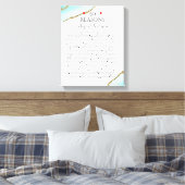 私たちが愛する理由， 50理由， 60歳の誕生日 キャンバスプリント (インサイチュ (寝室))