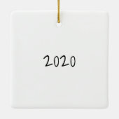 私たちが愛する誰かが天国セラミックオーナメント セラミックオーナメント (裏面)