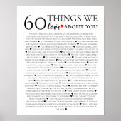 私たちが愛する60の事、70th 80th誕生日 ポスター (正面)