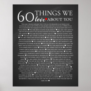 私たちが愛する60の事、70th 80th誕生日 ポスター