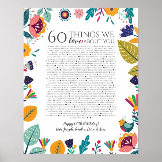 私たちが愛する60件のスキャンダルフォーク モダン ポスター (正面)