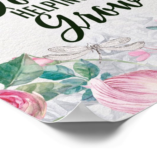 私たちが成長救済した先生ギフトありがとう ポスター (角)