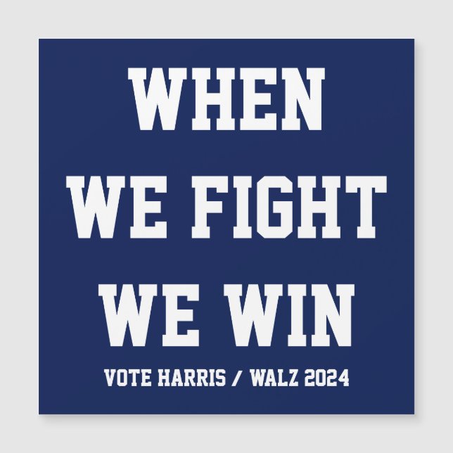 私たちが戦えば勝つ ハリス・ウォルズ (正面)