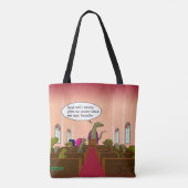 私たちが扱える与えより以上に漫画の神は私たち トートバッグ (裏面)