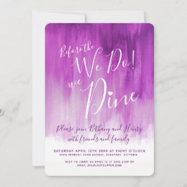 私たちが招待状する前にアートリハーサルのディナーを作る 招待状