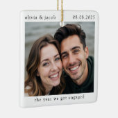 私たちが撮影した得年婚約した セラミックオーナメント (右)